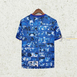 Camiseta Japón Primera Equipación Especial Edición Conmemorativa Anime Blue 2022