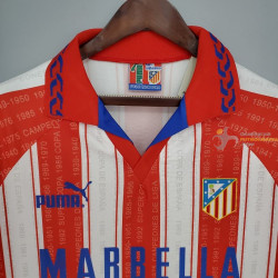 Camiseta Atlético de Madrid Primera Equipación Retro Clásica 1995-1996