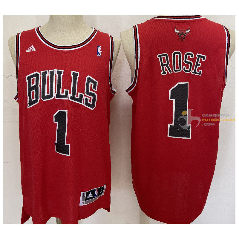 Camiseta NBA Derrick los Chicago Bulls Roja 2020-2021