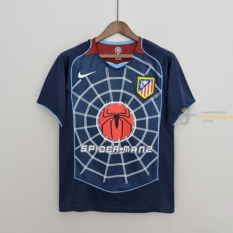 Camiseta Futbol Atlético de Madrid Segunda Equipación Retro Clásica 2004-2005