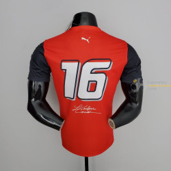 Camiseta F1 Ferrari Racing Team Charles Leclerc 2022