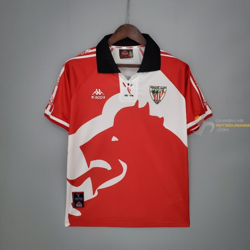 Camiseta Fútbol Athletic Bilbao Primera Equipación Retro Clásica 1997-1998