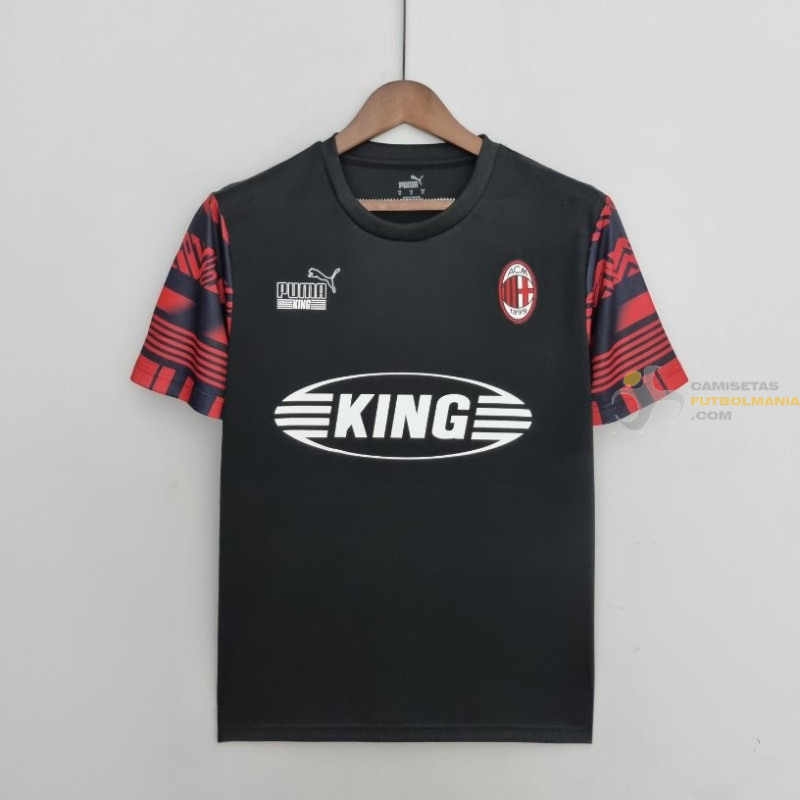 Camiseta Futbol AC Milan Edición Heritage Negra 2022-2023