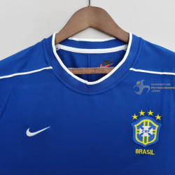 Camiseta Brasil Segunda Equipación CBF Retro Clásica 1998