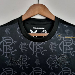 Camiseta Futbol Glasgow Rangers Edición Especial Negra 2022-2023