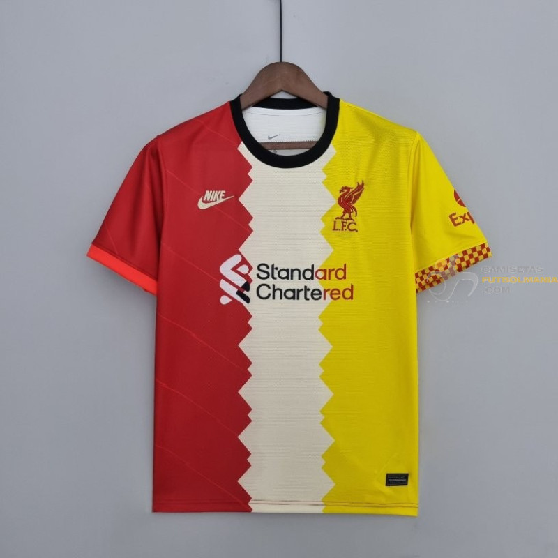 Camiseta Futbol Liverpool Tricolor 2022-2023