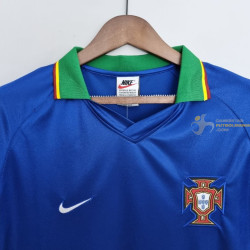 Camiseta Futbol Portugal Segunda Equipación Retro Clásica 1998