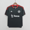 Camiseta Futbol Manchester United Entrenamiento Negra 2022-2023