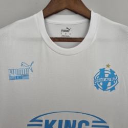 Camiseta Futbol Olympique Marsella Edición Heritage Blanca 2022-2023