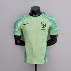 Camiseta Fútbol Brasil Entrenamiento Versión Jugador 2022
