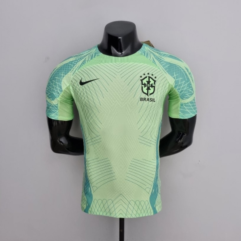 Camiseta Fútbol Brasil Entrenamiento Versión Jugador 2022