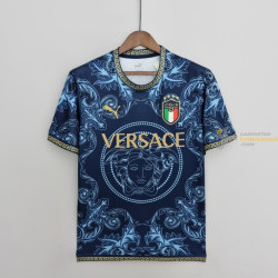 Camiseta Fútbol Italia Edición Versace Blue 2022-2023