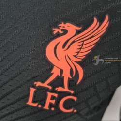 Camiseta Fútbol Liverpool Entrenamiento Black Versión Jugador 2022-2023