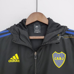 Cortavientos Boca Juniors Negro 2022-2023