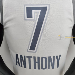 Camiseta NBA Carmelo Anthony 7 Oklahoma City Thunder Silk Version 75 Anniversary 2022
