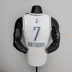 Camiseta NBA Carmelo Anthony 7 Oklahoma City Thunder Silk Version 75 Anniversary 2022