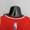 Camiseta NBA DeMar DeRozan 11 Chicago Bulls 75 Anniversary Roja Silk Version 2022