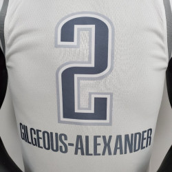 Camiseta NBA GILGEOUS-ALEXANDER 2 Oklahoma City Thunder Silk Version 75 Anniversary 2022