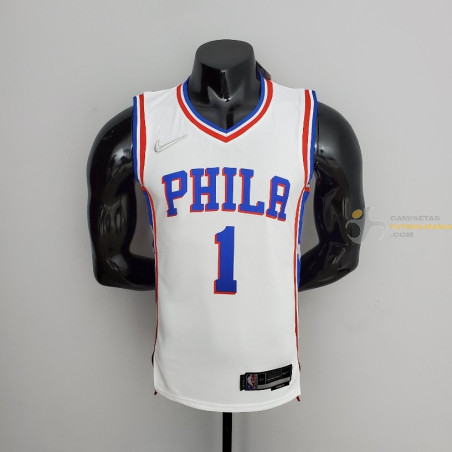 Camiseta NBA JAMES HARDEN 1 Philadelphia 76ers 75 Anniversary Silk Version 2022