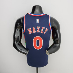 Camiseta NBA Tyrese Maxey 0 Philadelphia 76ers City Edition Silk Version 2022