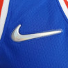 Camiseta NBA Ben Simmons 25 Philadelphia 76ers 75 Anniversary Silk Version Azul 2022