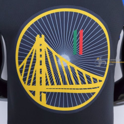 Camiseta NBA Klay Thompson 11 Golden State Warriors 75 Anniversary Mexico Edition Negra 2022