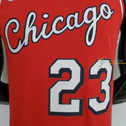 Camiseta NBA Michael Jordan 23 Chicago Bulls 75 Anniversary Roja 2022