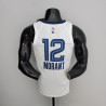 Camiseta NBA Ja Morant 12 Memphis Grizzlies 75 Anniversary White 2022