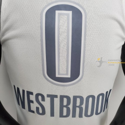 Camiseta NBA Russel Westbrook 0 Oklahoma City Thunder 75 Anniversary 2022