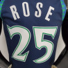 Camiseta NBA Derrick Rose 25 Minnesota Timberwolves City Edition 75 Anniversary 2022