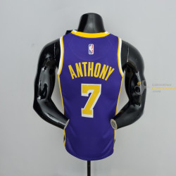 Camiseta NBA Carmelo Anthony 7 Los Angeles Lakers 75 Anniversary 2022