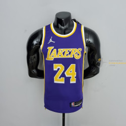 Camiseta NBA Kobe Bryant 24 Los Angeles Lakers 75th Anniversary Jordan Version 2022