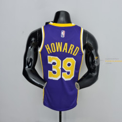 Camiseta NBA Dwight Howard 39 Los Angeles Lakers 75th Anniversary Air Jordan Version 2022