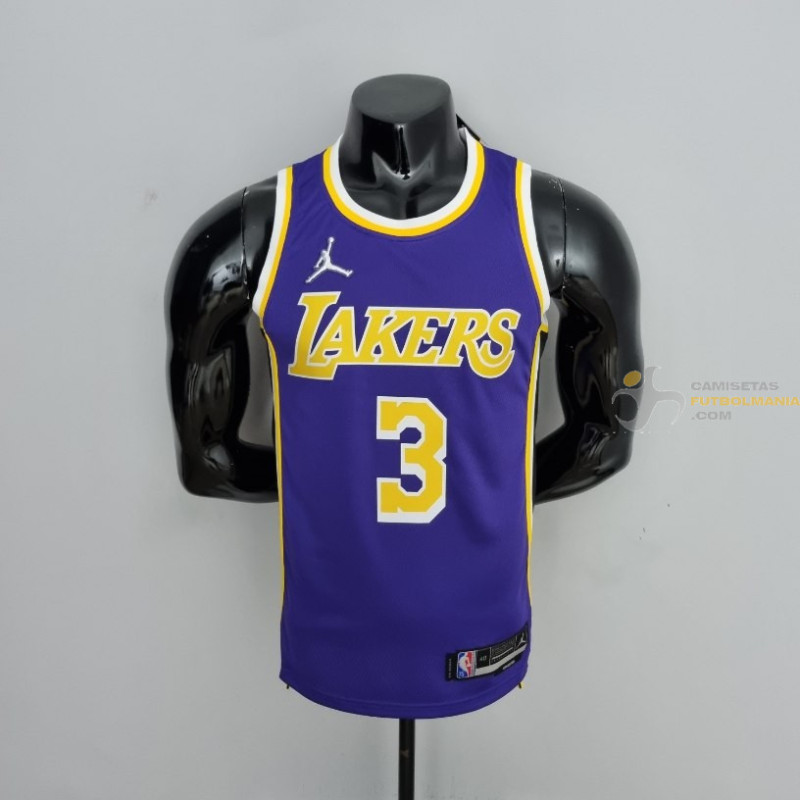 Camiseta NBA Davis 3 Angeles Lakers 75th Anniversary