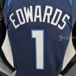 Camiseta NBA Anthony Edwards 1 Minnesota Timberwolves 75th Anniversary 2022