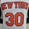 Camiseta NBA Julius Randle 30 New York Knicks 75th Anniversary Blanca 2022