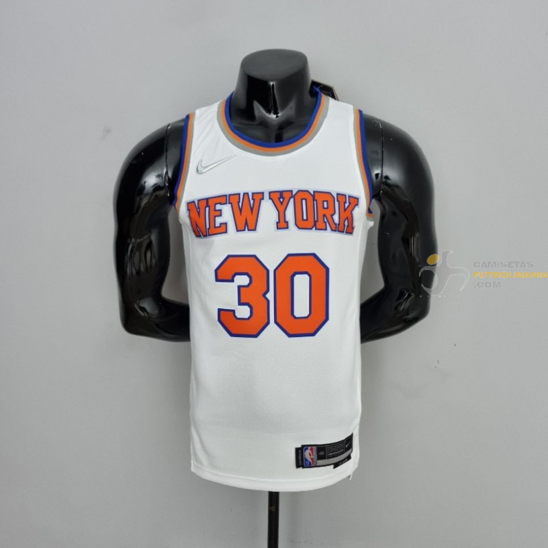 75th Anniversary Randle #30 New York Knicks Blue NBA Jersey - Kitsociety