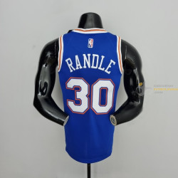 Camiseta NBA Julius Randle 30 New York Knicks 75th Anniversary Versión Air Jordan 2022