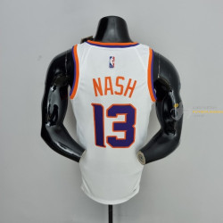 Camiseta NBA Steve Nash 13 Phoenix Suns 75th Anniversary Blanca 2022