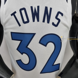 Camiseta NBA Karl-Anthony Towns 32 Minnesota Timberwolves 75th Anniversary 2022