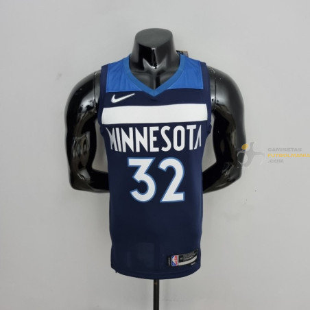 Mecánico Acelerar Acostumbrados a Camiseta NBA Karl-Anthony Towns 32 Minnesota Timberwolves 75th Anniversary  Azul 2022