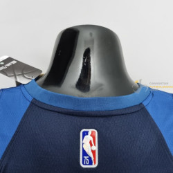 Camiseta NBA Karl-Anthony Towns 32 Minnesota Timberwolves 75th Anniversary Azul 2022