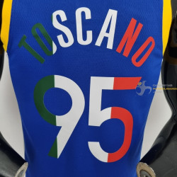 Camiseta NBA Stephen TOSCANO 95 Golden State Warriors 75 Anniversary Mexico Edition Azul 2022