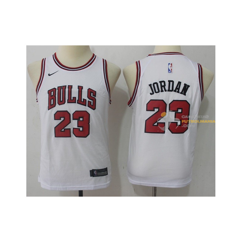 Camiseta NBA Niños Michael Jordan 23 Chicago Bulls Blanca