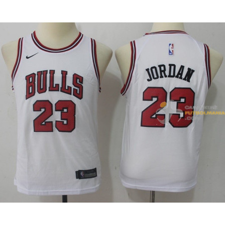 Camiseta NBA Niños Michael Jordan 23 Chicago Bulls Blanca