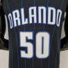 Camiseta NBA Cole Anthony 50 Magic Orlando 75th Anniversary Negra 2022