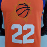 Camiseta NBA Deandre Ayton 22 Phoenix Suns 75th Anniversary Naranja 2022