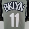Camiseta NBA Kyrie Irving 11 Brooklyn Nets 75th Anniversary Silk Version Gris 2022