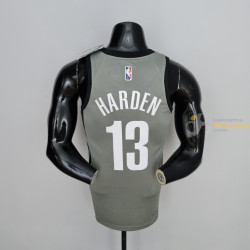 Camiseta NBA James Harden 13 Houston Rockets 75th Anniversary Gris 2022