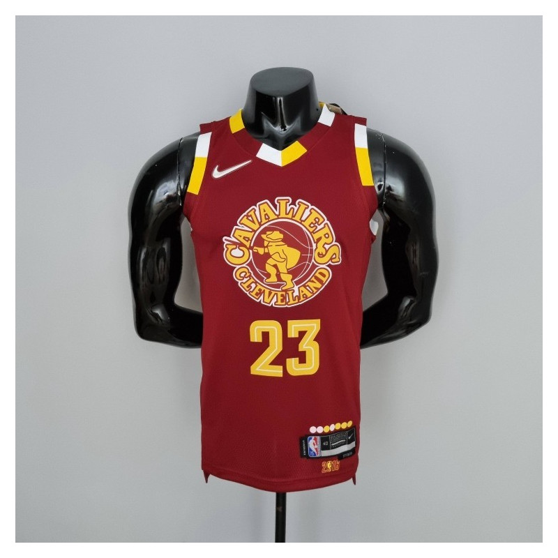 Hacer un muñeco de nieve Entre Empírico Camiseta NBA LeBron James 23 Cleveland Cavaliers 75th Anniversary 2022